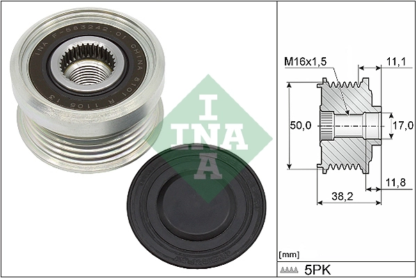 Alternator Freewheel Clutch